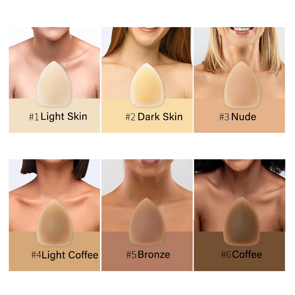 Silicone Bra Adhesive - Silicone Bra Triangle Nipple Cover Reusable
