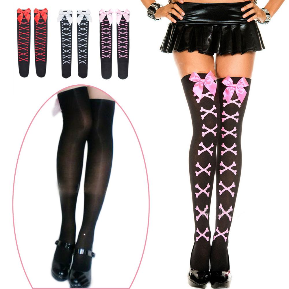 Bodystocking Fishnet - Hold-Ups Bowknot Tops Fever Fashion Sexy