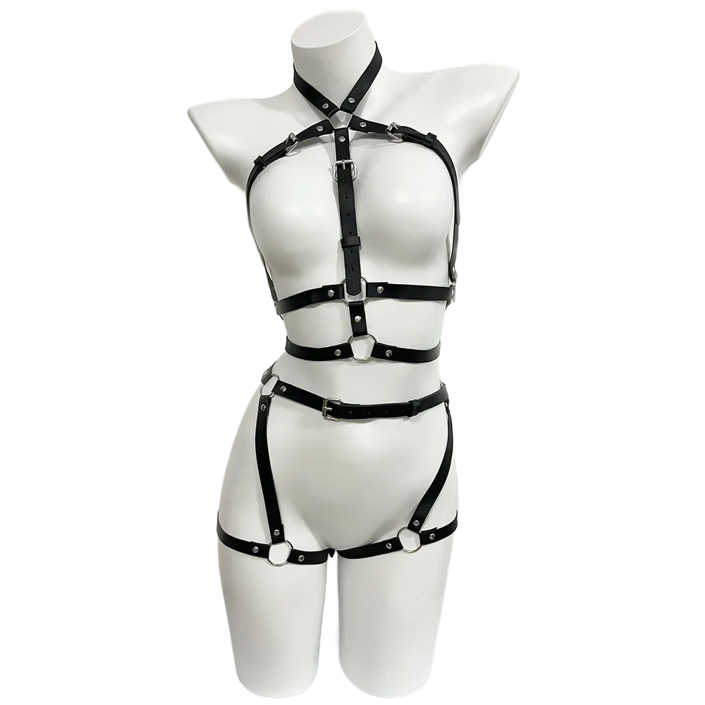 Harness for Women Pu Leather L - Garter Belt Set avaliação e preço