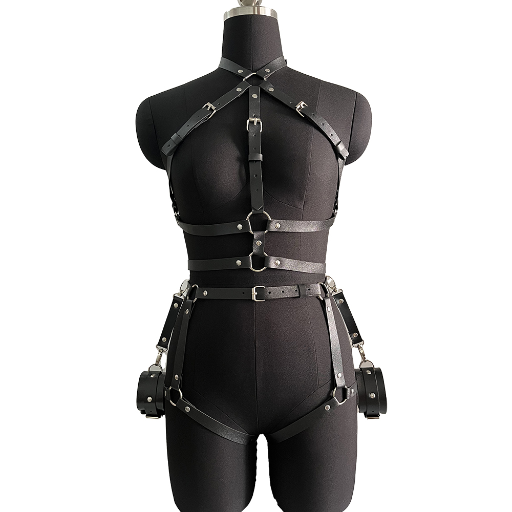 Harness for Women Pu Leather L - Garter Belt Set avaliação e preço