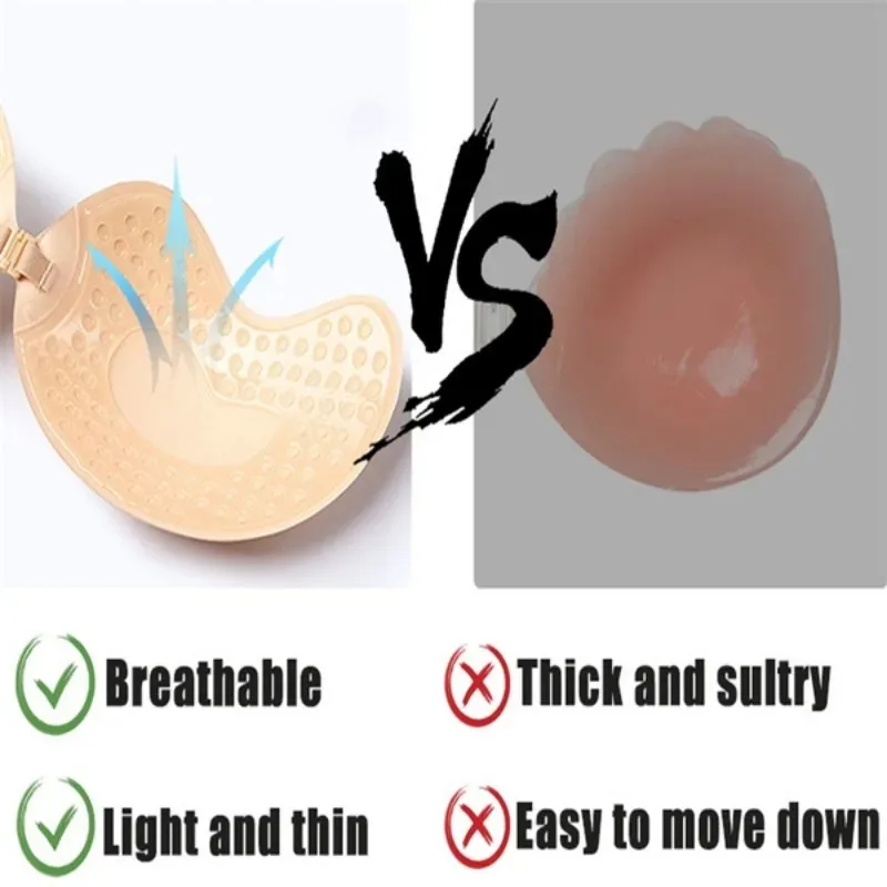 1/2Pc Invisible Push Up Bra Su - Strapless Bra Backless avaliação e preço
