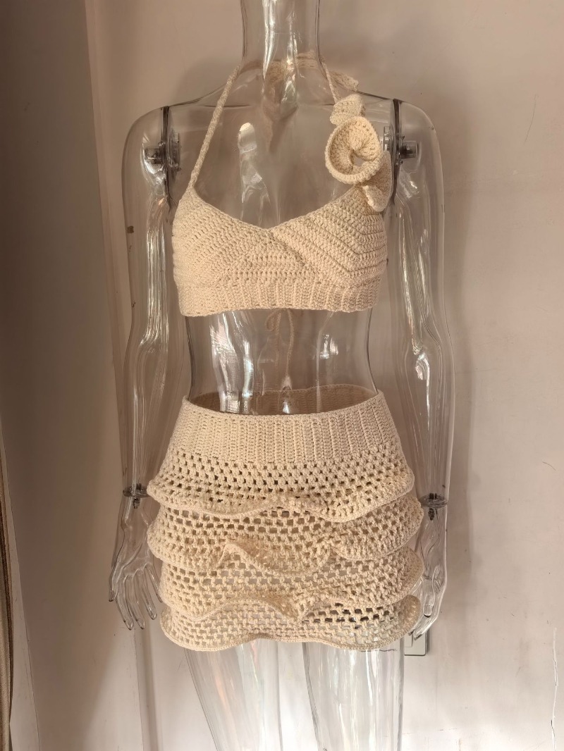 Women Hand Crochet Knitted Ruf - Cami Top Lace avaliação e preço