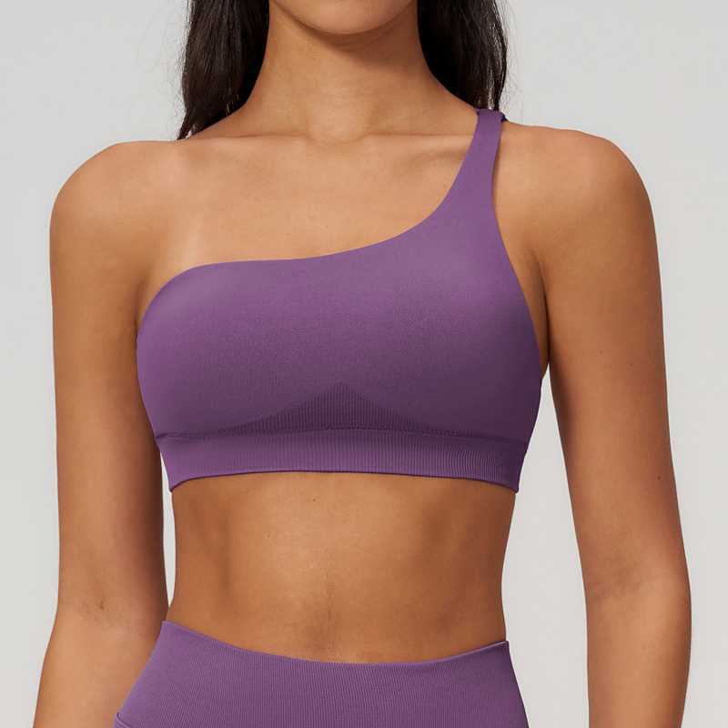 Spring Single-Shoulder Sporty  - Sports Bra High Impact avaliação e preço