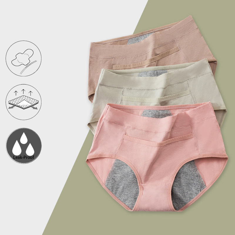 Cotton Menstrual Panties Leak  - Seamless Underwear Women avaliação e preço