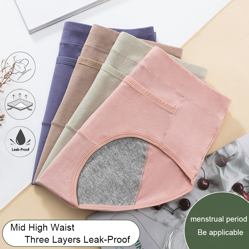 Cotton Menstrual Panties Leak  - Seamless Underwear Women avaliação e preço