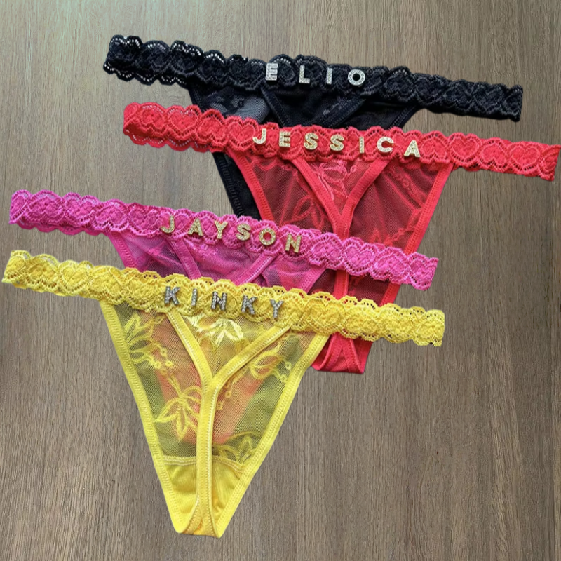 Custom Thong Panties Name Crys - Thong Bikini Women avaliação e preço