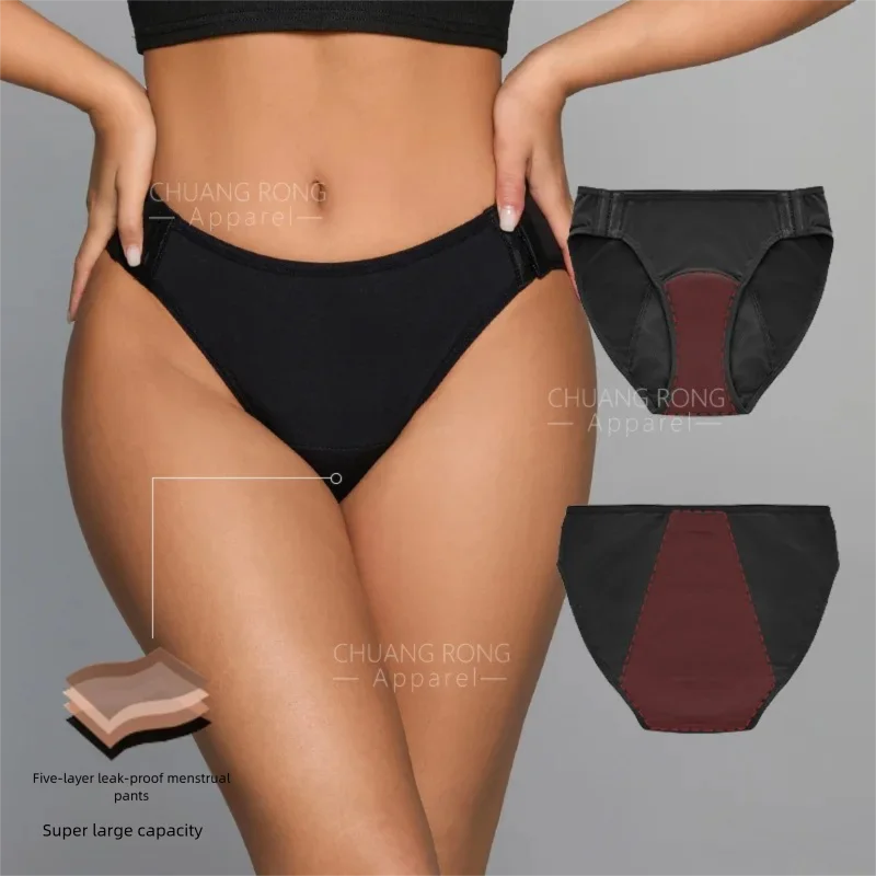 Plus Size Women's Easy-On Snap - Period Panty Absorbent avaliação e preço