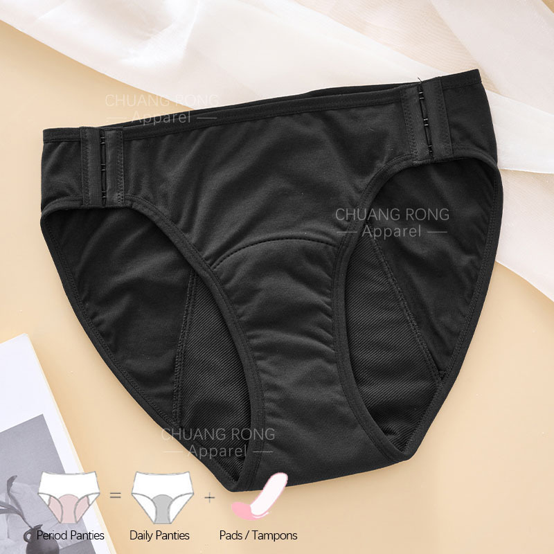 Plus Size Women's Easy-On Snap - Period Panty Absorbent avaliação e preço