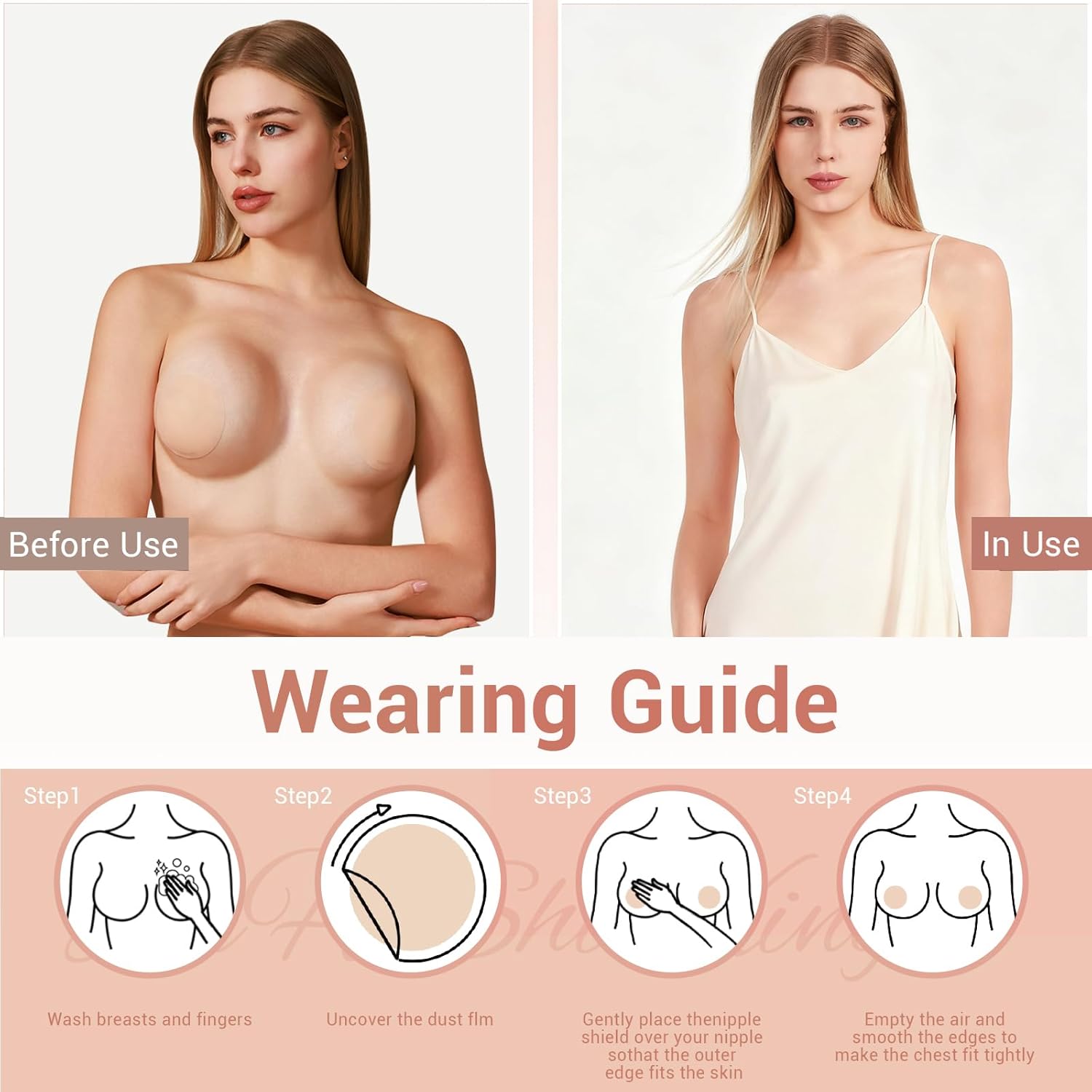 Nipple Covers 1 Pair Reusable  - Nipple Cover Pasties avaliação e preço