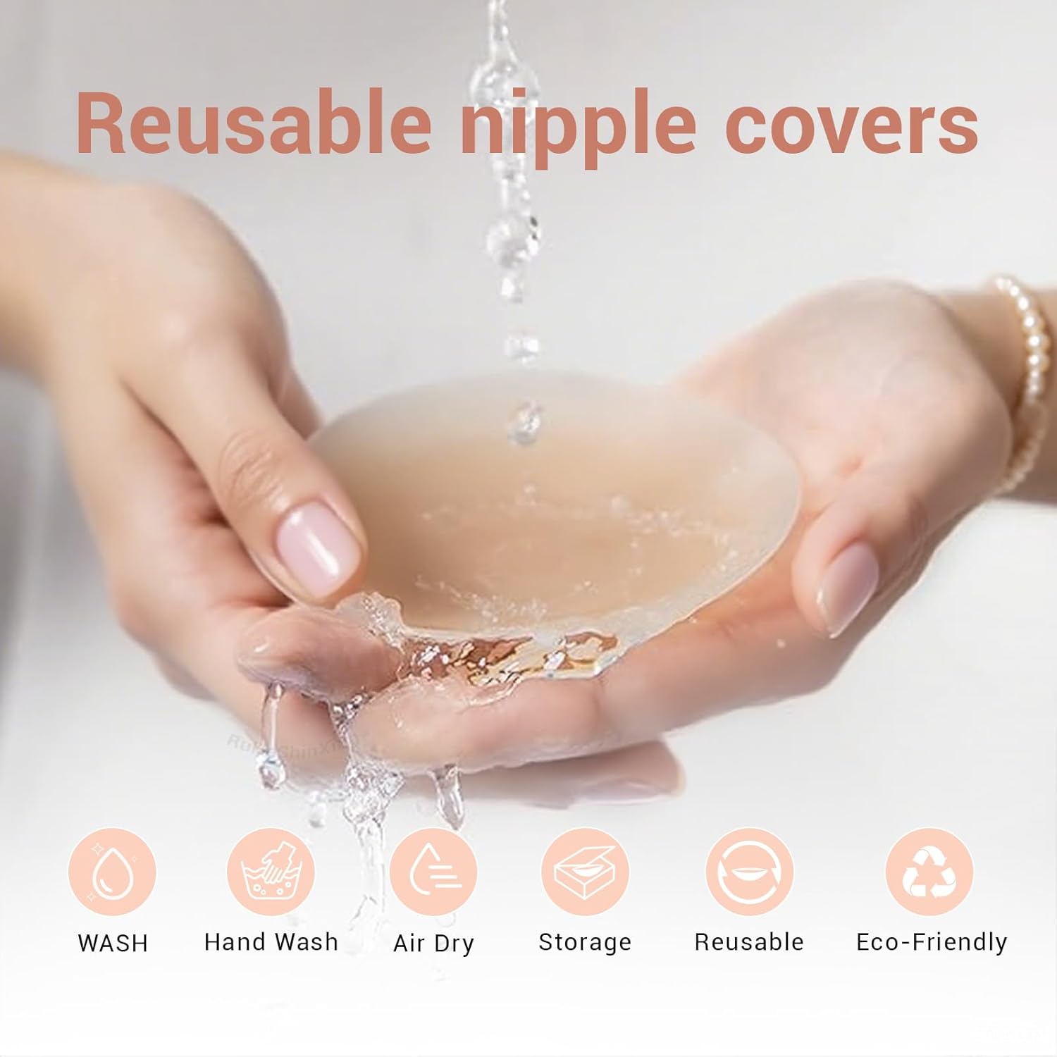 Nipple Covers 1 Pair Reusable  - Nipple Cover Pasties avaliação e preço