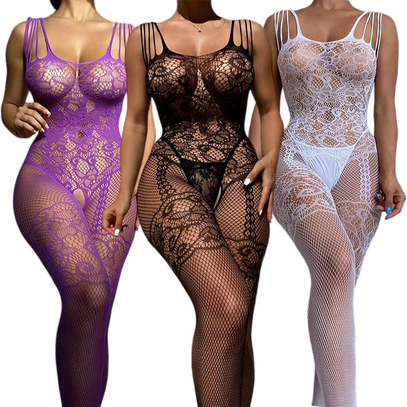 Women Fancy Sexy Lingerie Tran - Bodystocking Fishnet avaliação e preço