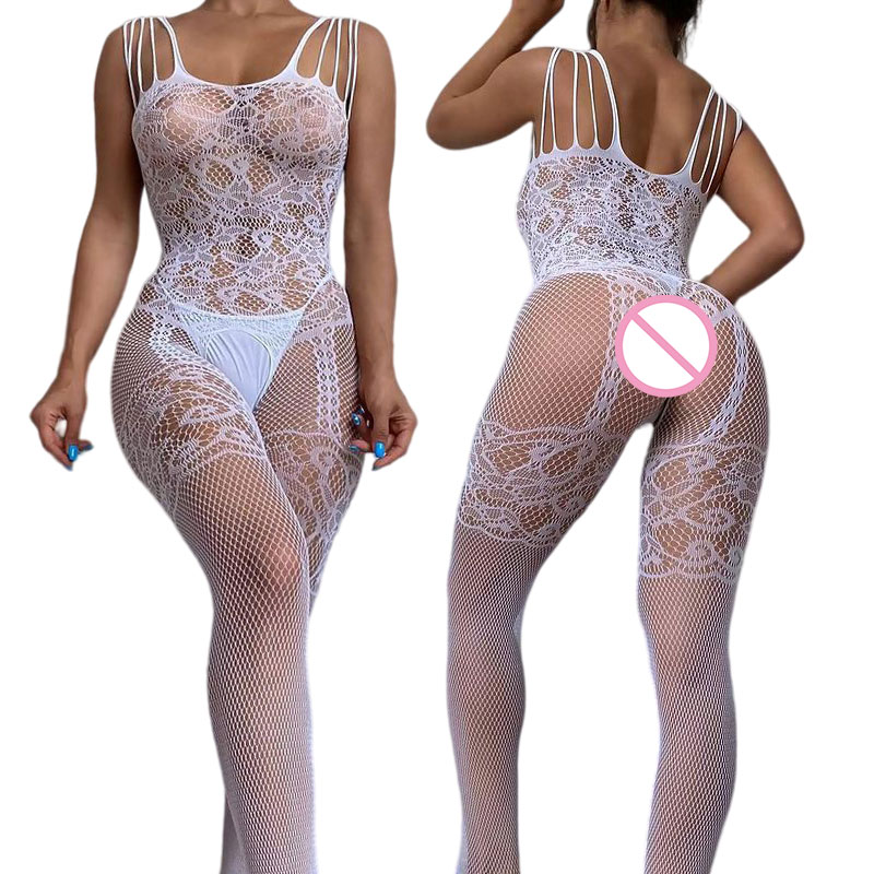 Women Fancy Sexy Lingerie Tran - Bodystocking Fishnet avaliação e preço