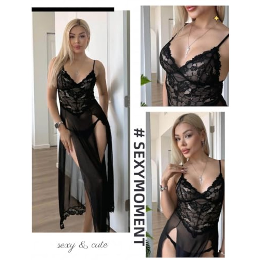 Avidlove Women Lingerie Dress  - Babydoll Chemise Night avaliação e preço