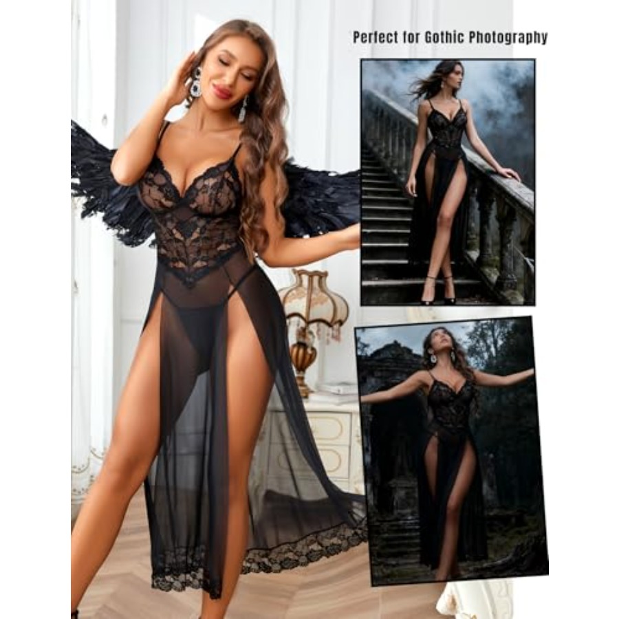 Avidlove Women Lingerie Dress  - Babydoll Chemise Night avaliação e preço