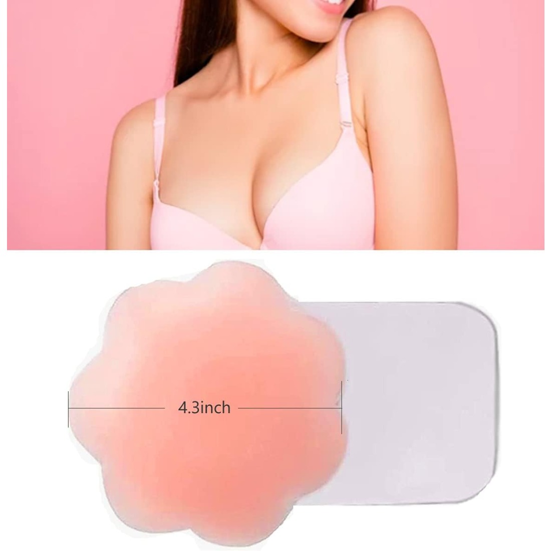 4.3 Inch Reusable Silicone Nip - Nipple Cover Pasties avaliação e preço