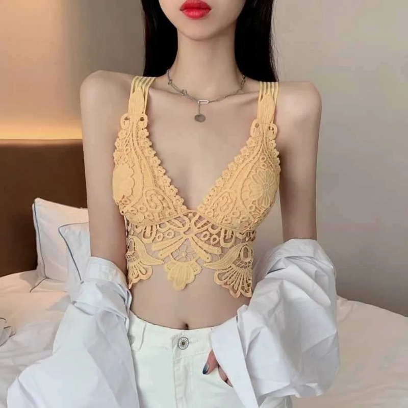 Womens Sexy Tops Lace Crop Top - Cami Top Lace avaliação e preço