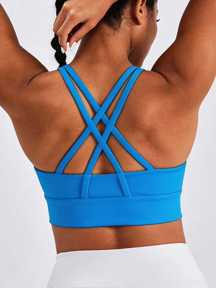 New Women's Solid Color High I - Sports Bra High Impact avaliação e preço