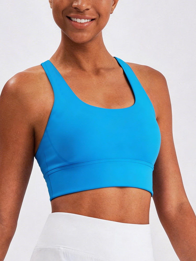 New Women's Solid Color High I - Sports Bra High Impact avaliação e preço