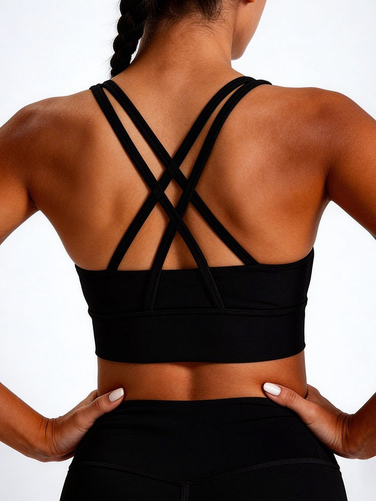 New Women's Solid Color High I - Sports Bra High Impact avaliação e preço