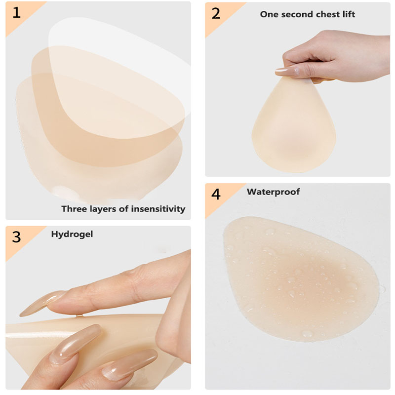 Waterdrop Invisible Bra Silico - Nipple Cover Pasties avaliação e preço