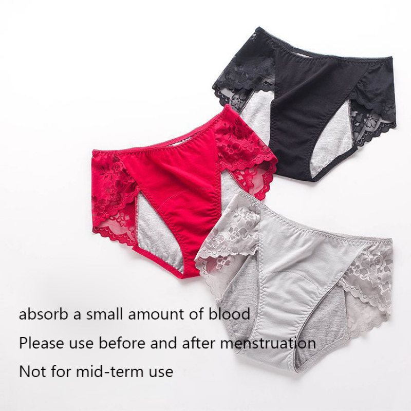 3XL Large Size Sexy Lace Absor - Period Panty Absorbent avaliação e preço