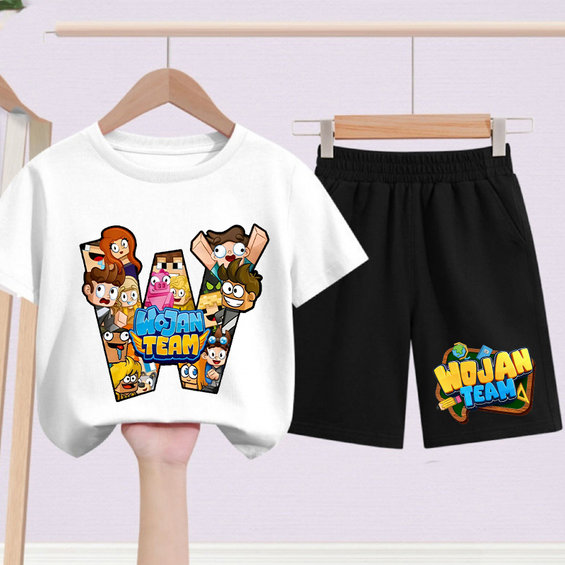 2pcs Wojan Team Kids T-shirts  - Boyshort Underwear avaliação e preço
