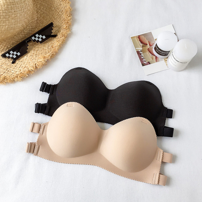 Sexy Backless Invisible Bra Pu - Strapless Bra Backless avaliação e preço