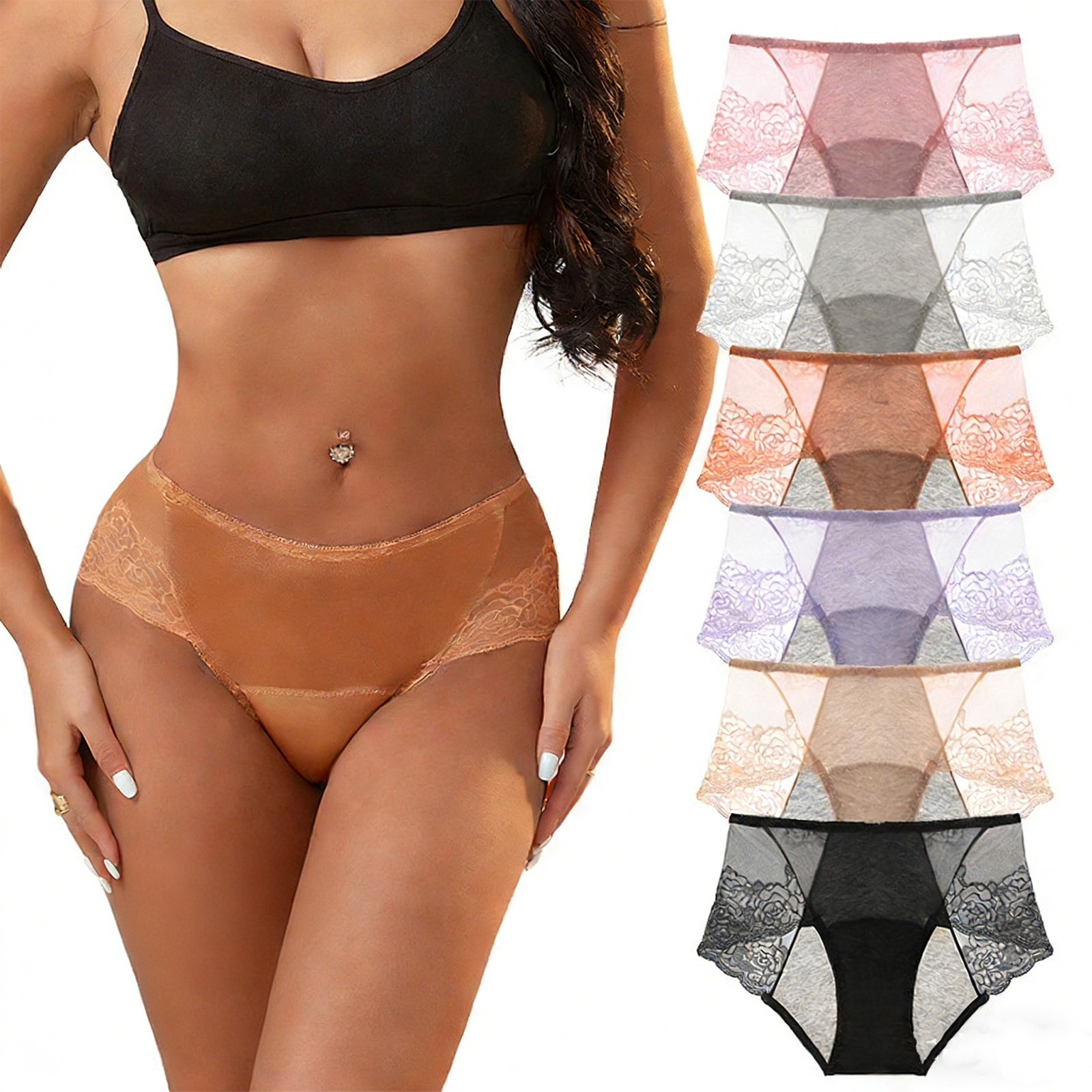 Breathable Lace Women's Period - Boyshort Underwear avaliação e preço