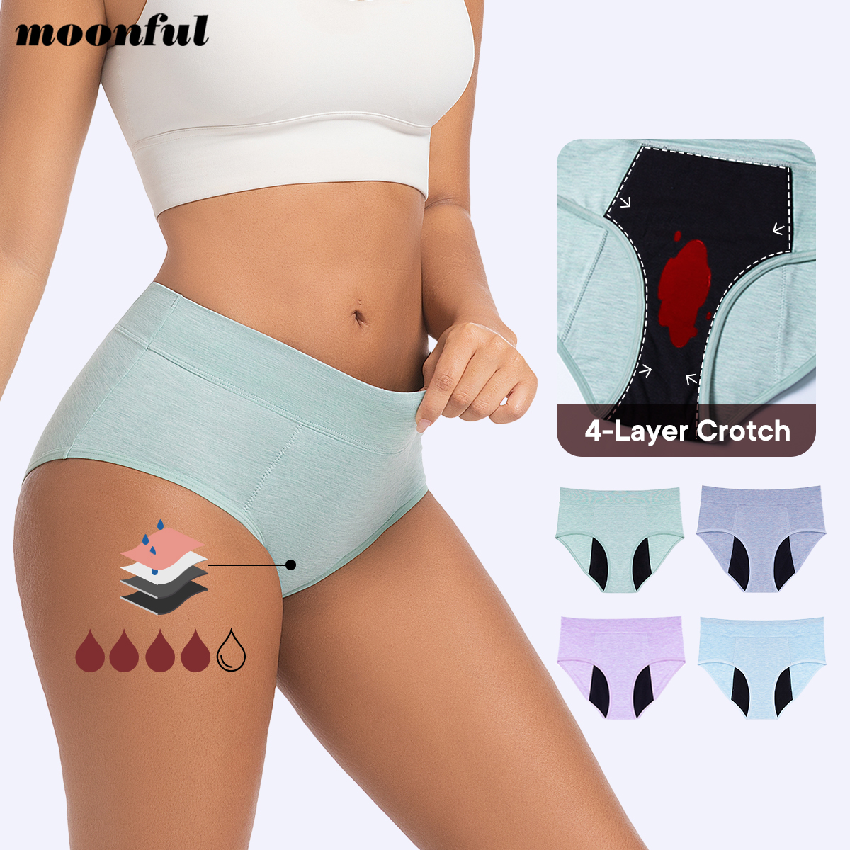 Menstrual Panties Woman Super  - Period Panty Absorbent avaliação e preço