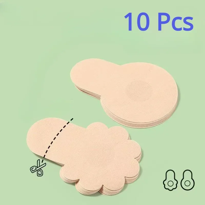 10pcs Women's Invisible Breast - Nipple Cover Pasties avaliação e preço