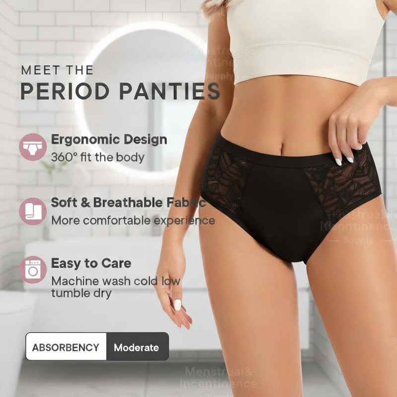 Absorbent Period Underwear Wom - Period Panty Absorbent avaliação e preço