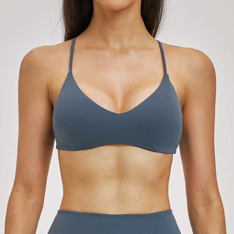 Backless Yoga Bra Gym Women Sp - Sports Bra High Impact avaliação e preço