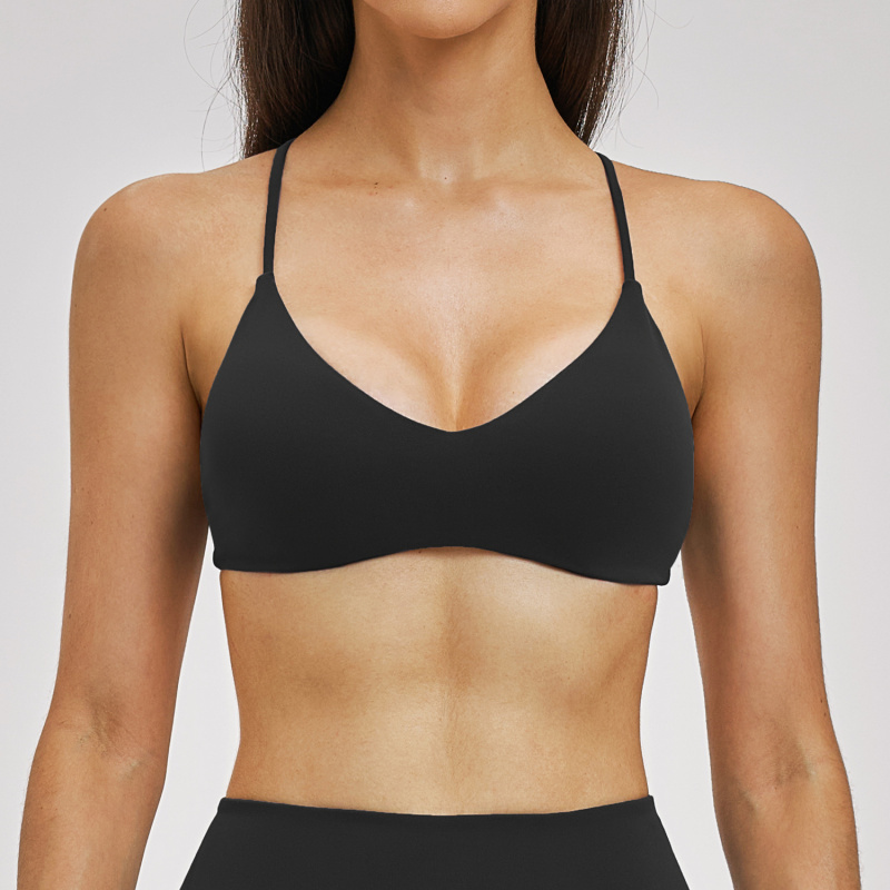 Backless Yoga Bra Gym Women Sp - Sports Bra High Impact avaliação e preço