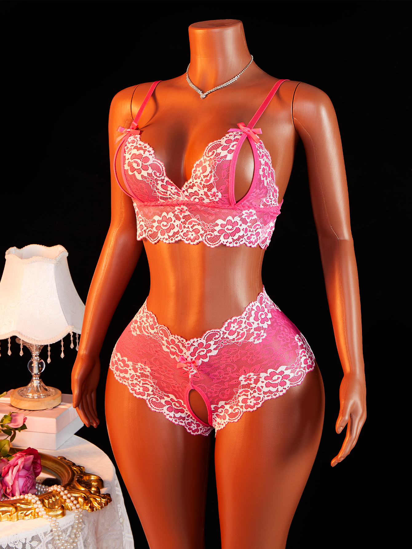 Women's Sexy Lingerie Set Slin - Cami Top Lace avaliação e preço