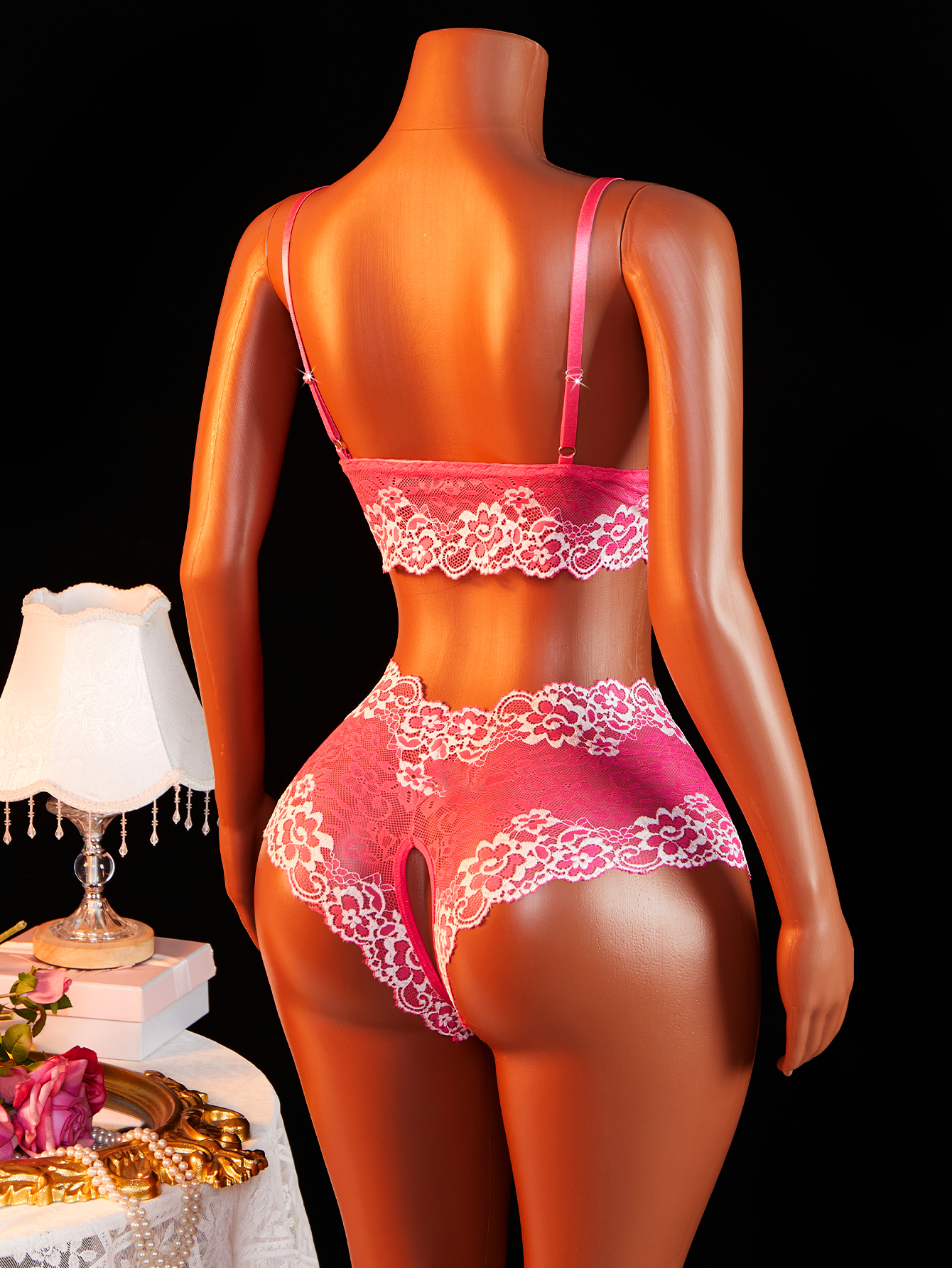 Women's Sexy Lingerie Set Slin - Cami Top Lace avaliação e preço