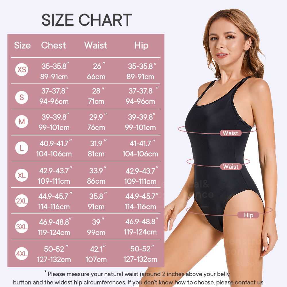 Women's Period Swimwear One Pi - Period Panty Absorbent avaliação e preço