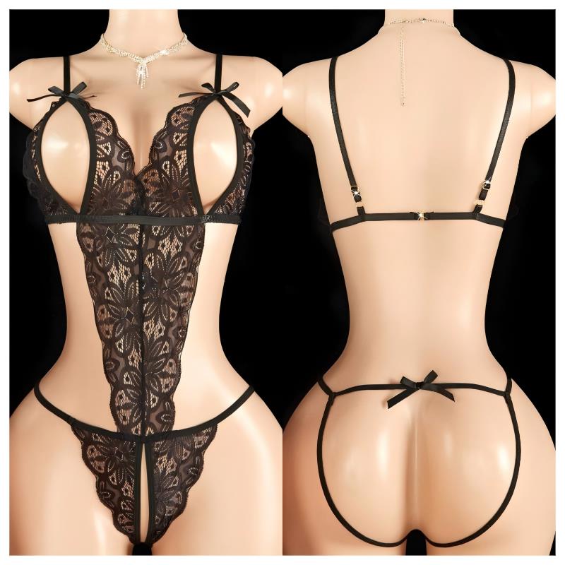 Open Bra Lingerie Set Erotic U - Bodystocking Fishnet avaliação e preço