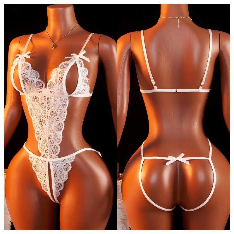 Open Bra Lingerie Set Erotic U - Bodystocking Fishnet avaliação e preço
