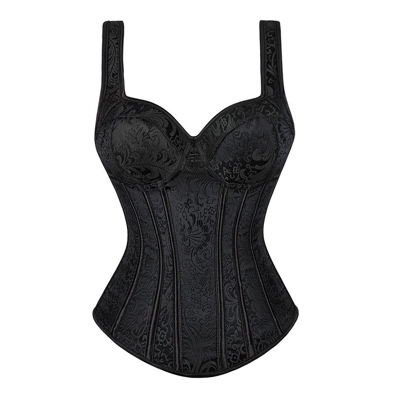 Women Corset with Straps Black - Corset Waist Cinch avaliação e preço