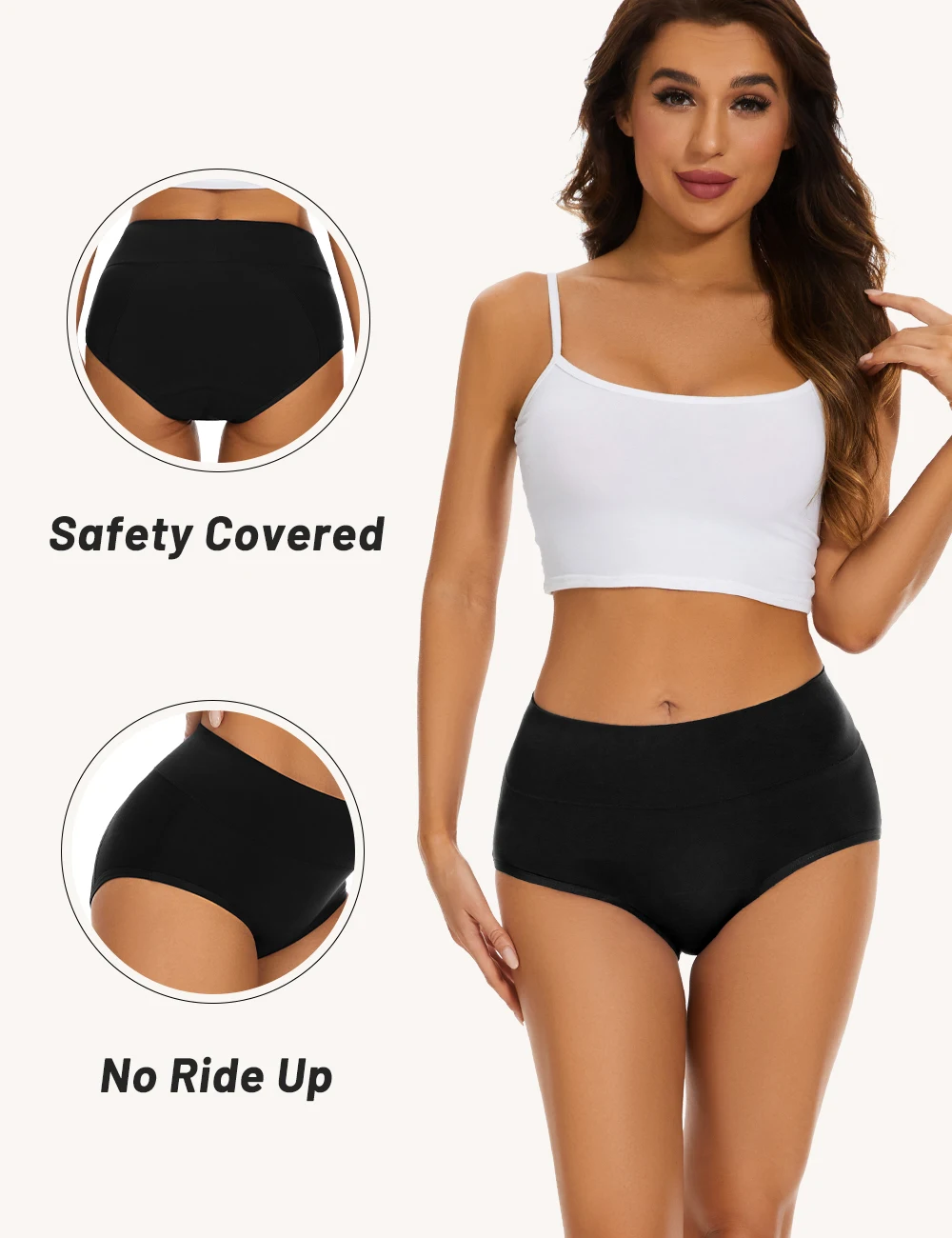 3PCS/lot Menstrual Panties For - Period Panty Absorbent avaliação e preço