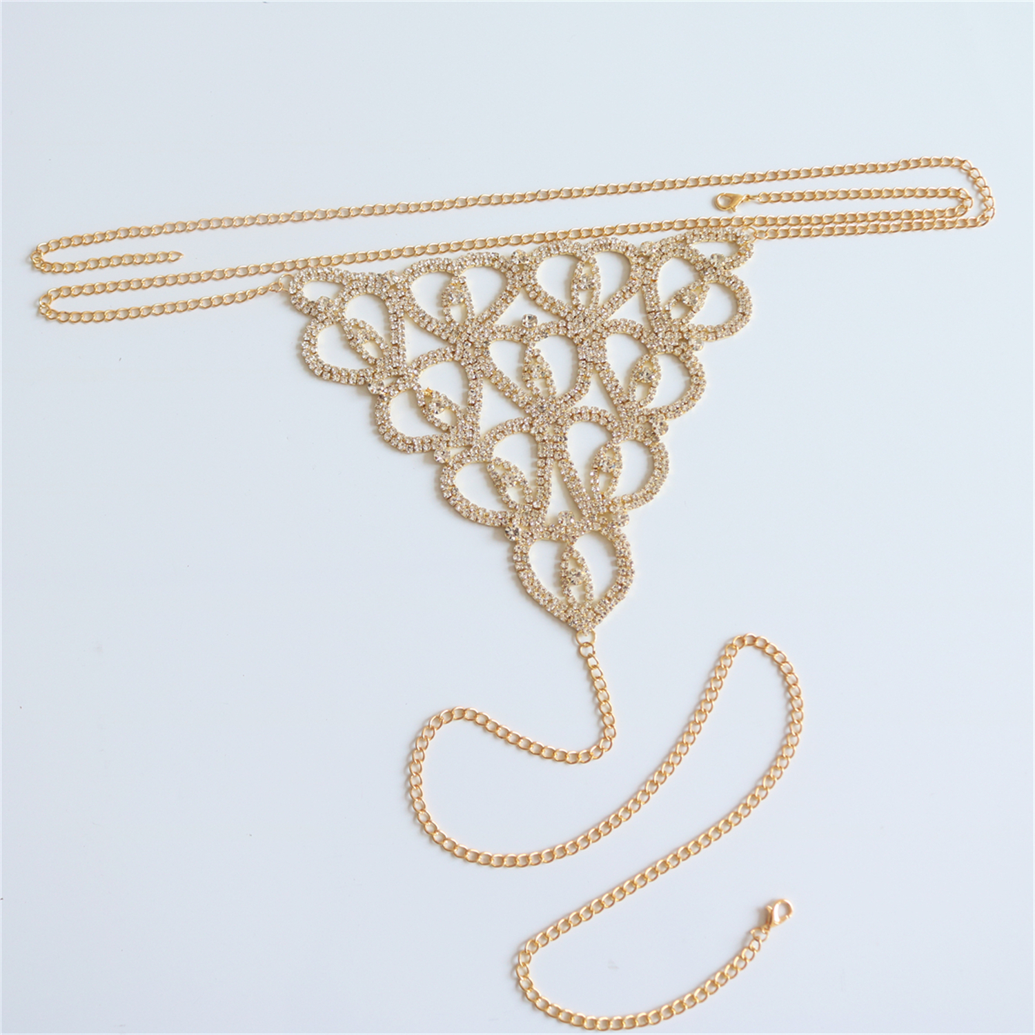 Sexy Body Chain Heart-shaped T - Thong Bikini Women avaliação e preço