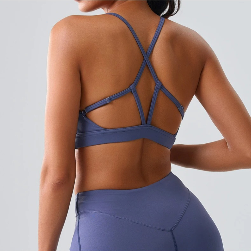 Women Impact Halter Sports Bra - Push Up Bra Padded avaliação e preço
