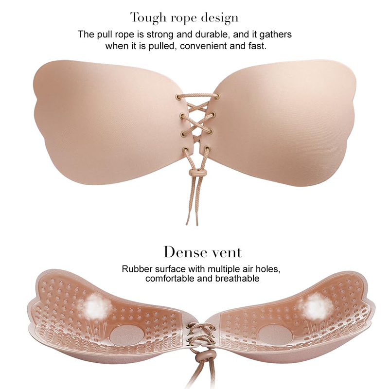 1/2 Pairs Women Summer Backles - Strapless Bra Backless avaliação e preço