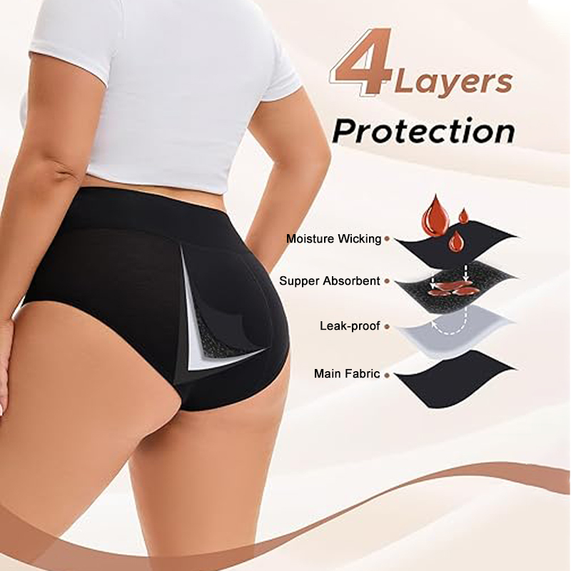 Heavy Flow Menstrual Panties 4 - Period Panty Absorbent avaliação e preço