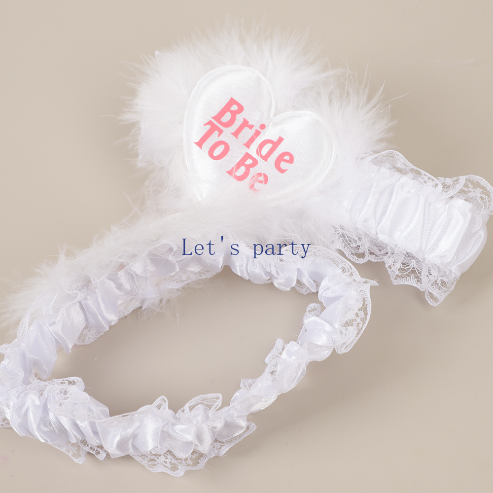 1Pcs Sexy Lace Bride To Be Gar - Garter Belt Set avaliação e preço