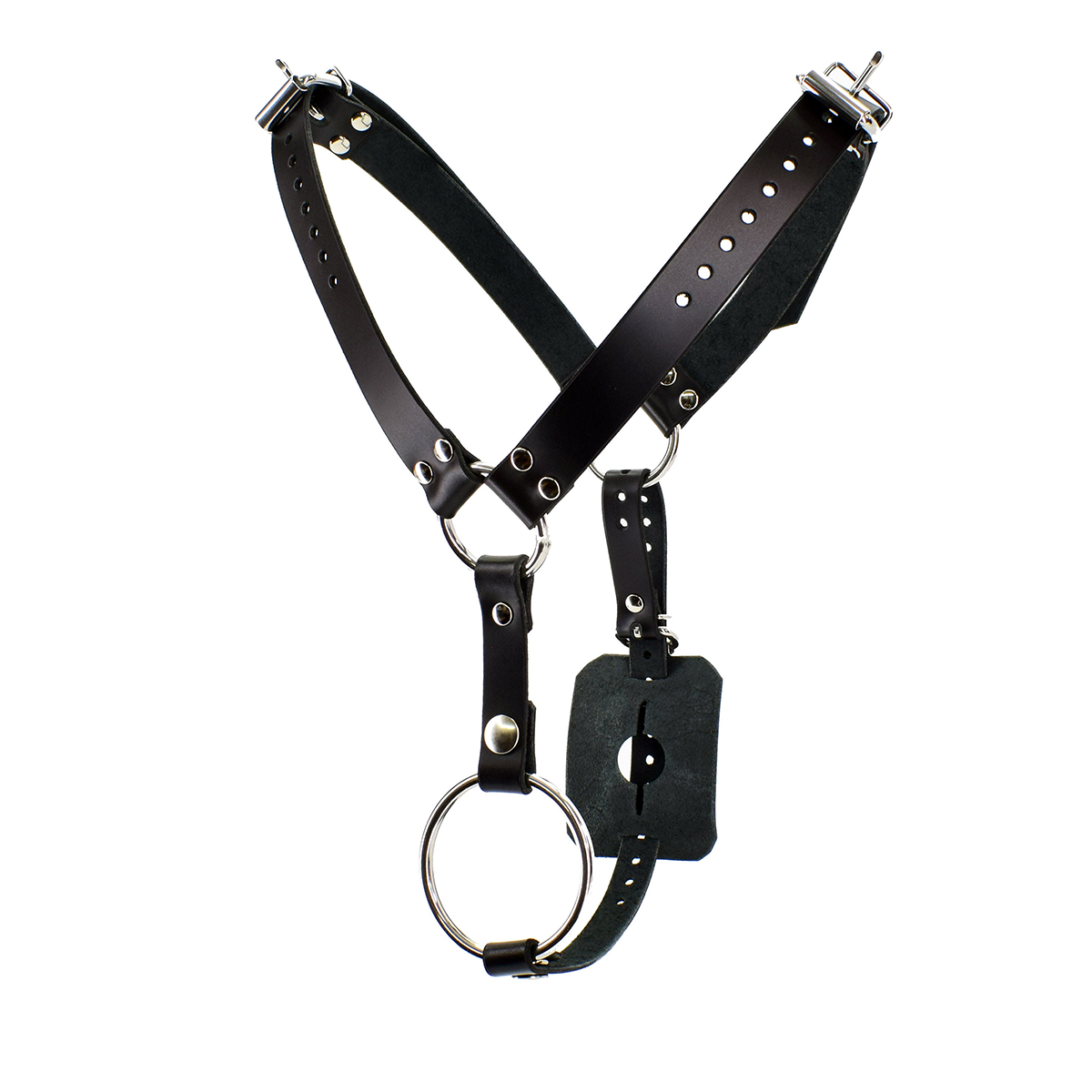 Sexy Leather Butt Plug Bondage - Garter Belt Set avaliação e preço
