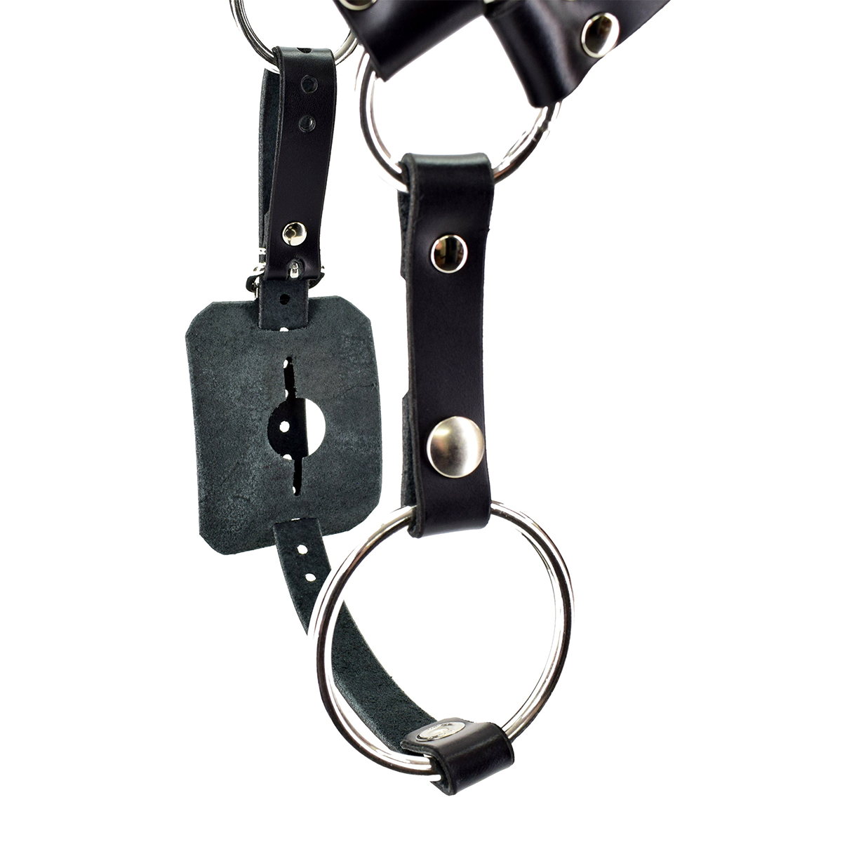 Sexy Leather Butt Plug Bondage - Garter Belt Set avaliação e preço