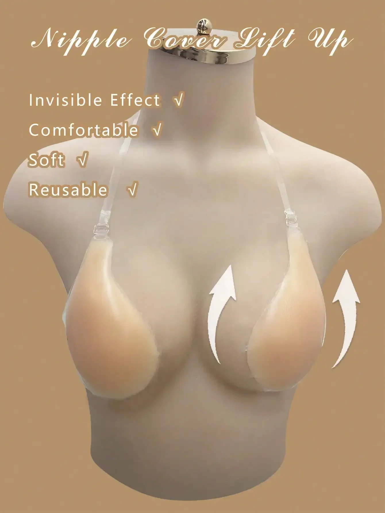 1pc Invisible Backless Straple - Strapless Bra Backless avaliação e preço