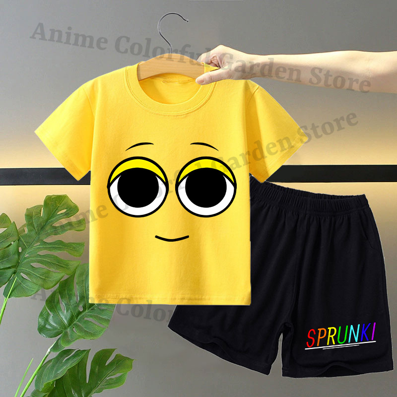 Sprunki 2pcs T-shirt and Short - Boyshort Underwear avaliação e preço