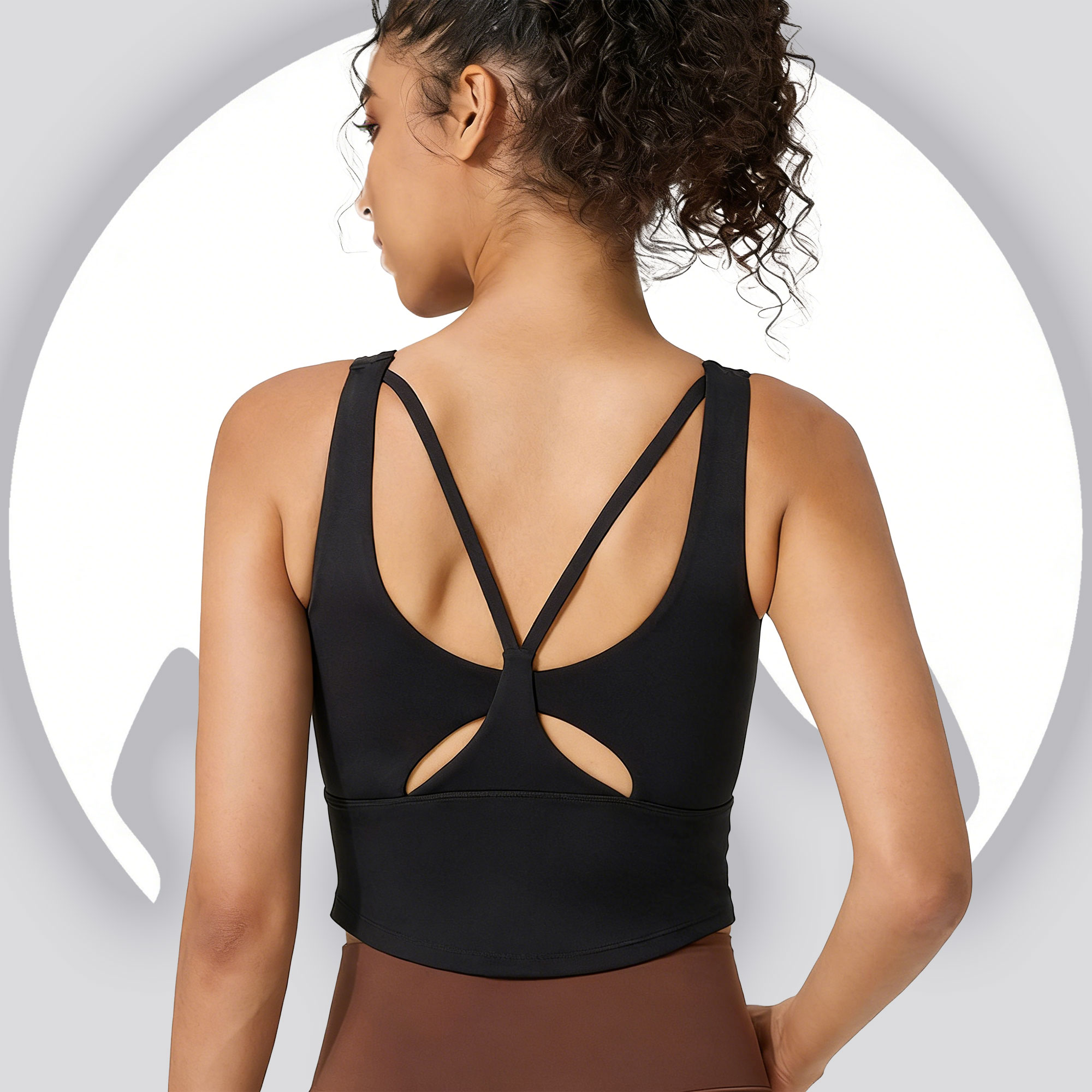 Women's Fixed Cup Yoga Sports  - Sports Bra High Impact avaliação e preço